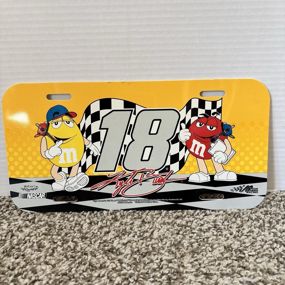 WinCraft NASCAR M&M's Kyle Busch License Plate – Kellogg's Racing